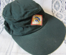 Vintage 50's era Boy Scouts Canvas Hat Cap Big Island Patch Sz 6 7/8