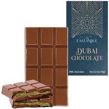 Eastanbul Dubai Chocolate Bar Pistachio, 2.5oz Mini Treat