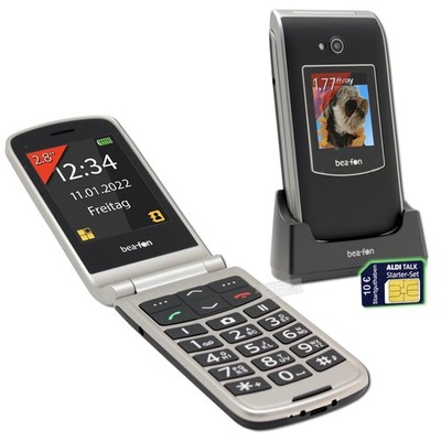 Bea-fon SL645 Klapphandy große Tasten Displays Seniorenhandy
