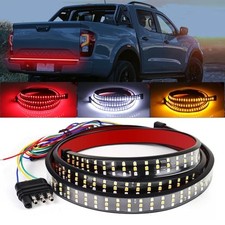 48 /49 Tailgate Light Bar, Triple Row LED Tailgate 48 Inch Red White Amber