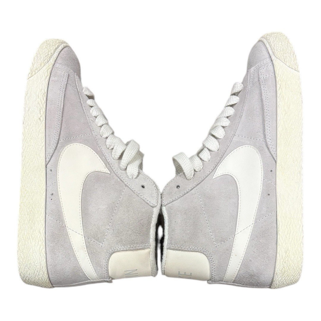 nike blazer grey suede mid trainers womens