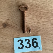 Rusty Vintage /Antique Padlock Key /Trunk Hollow Barrel Lock Key 56mm , List 336