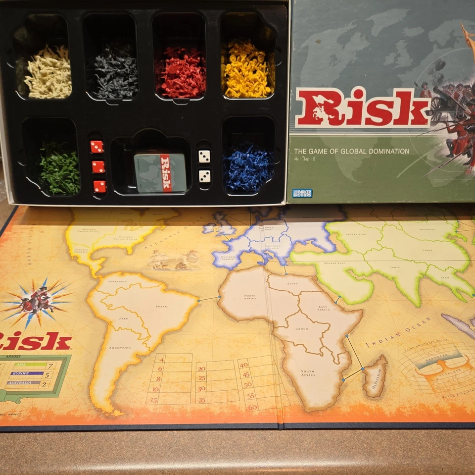 Vintage 2003 Risk The Game Of Global Domination Board Game, 100% Complete - Image 4 of 4