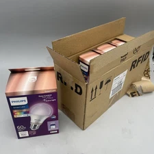 4 Pack Philips Wiz Smart WiFi 60W Multi-Colored A19 LED Dimmable Light Bulb New