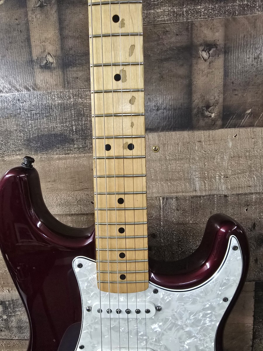 1995 Fender Standard Stratocaster MIM Burgundy | eBay