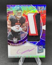 2023 Spectra - Radiant Rookie Patch Signatures Bijan Robinson RPA Auto /30 AU RC
