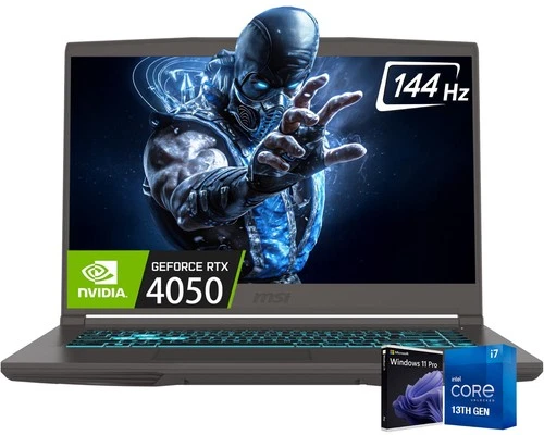 MSI Thin 15 15.6" 144Hz Gaming Laptop Intel Core i7-13620H 64GB 2TB SSD RTX 4050