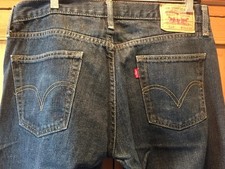 Levi's Slim Straight 514 Dark Denim 34 X 34