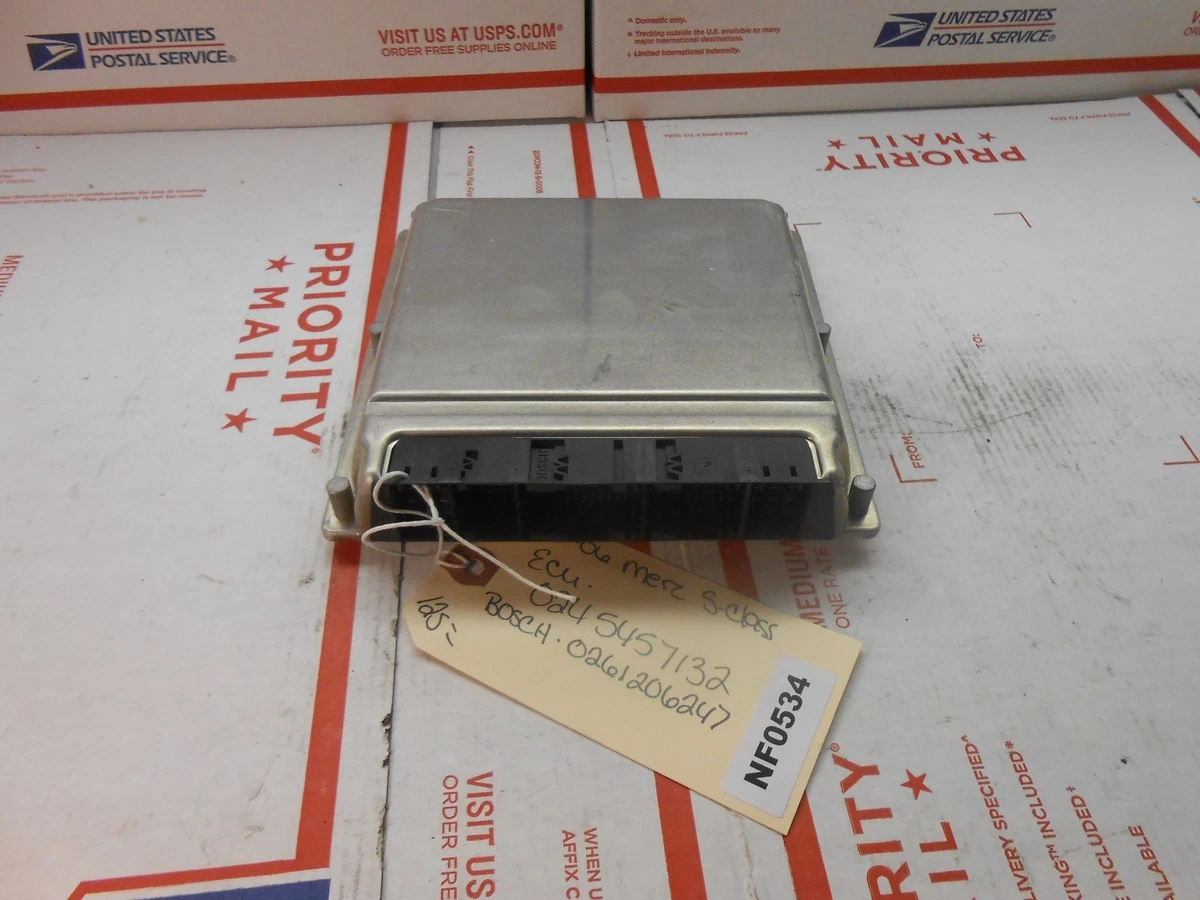 00-06 Mercedes S-Class ECU 0245457132 5457132 Bosch 0261206247 