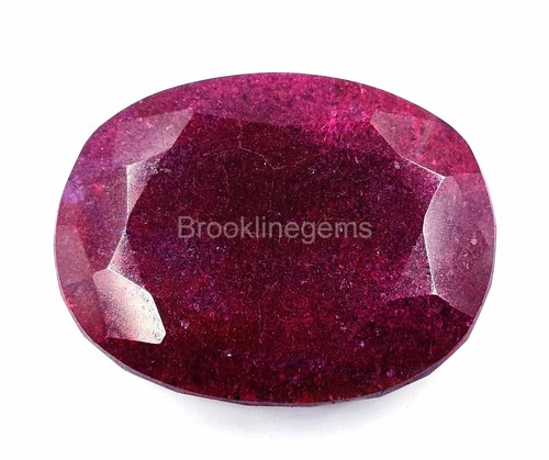 Natural EGL Certified 2100-2200Ct African Red Ruby Oval Cut Huge Loose Gemstone - Picture 2 of 8