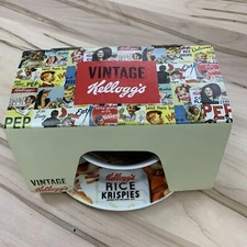 2005 Vintage Kelloggs 3 Piece Breakfast Set Plate Bowl Cup Rice Krispies 