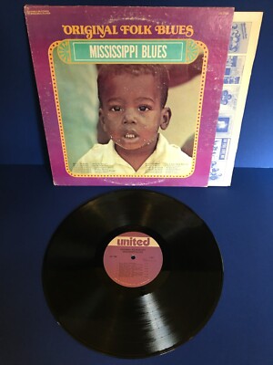 1972  PURPLE LABEL  RARE MATRIX Limited Issue LP ~Mississippi Blues~ VG  SONOMA 