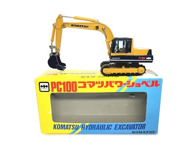Komatsu PC100 Excavator - Shinsei 1:48 Scale Diecast Model #613