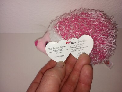 MRS. PRICKLY P. HEDGEHOG Sept 8 Birthday Original TY Beanie Baby