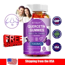 Quercetin and bromelain 1000 mg - Boosts immunity, 60 capsules