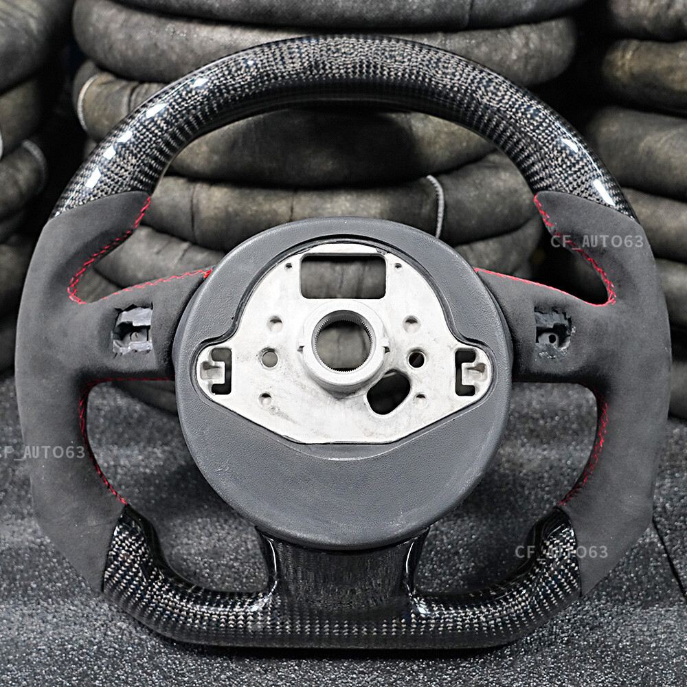 Carbon Fiber LED Alcantara Steering Wheel For 12+ Audi S3 S4 S5 RS3 RS4