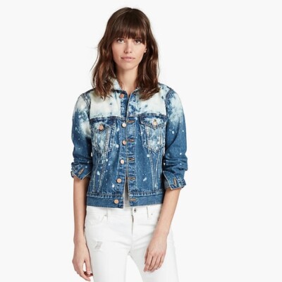 lucky brand white jean jacket