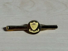 Princeton University Dei Sub Numine Viget Brass Tie Clip London Badge Button Co