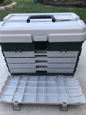 Plano 4-Drawer Tackle Box Green (758-005) 24099207584|