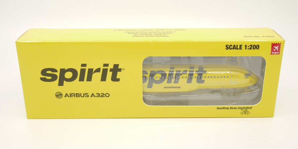 Hogan Wings 11229, Spirit Airlines (Yellow livery), Airbus A320, 1
