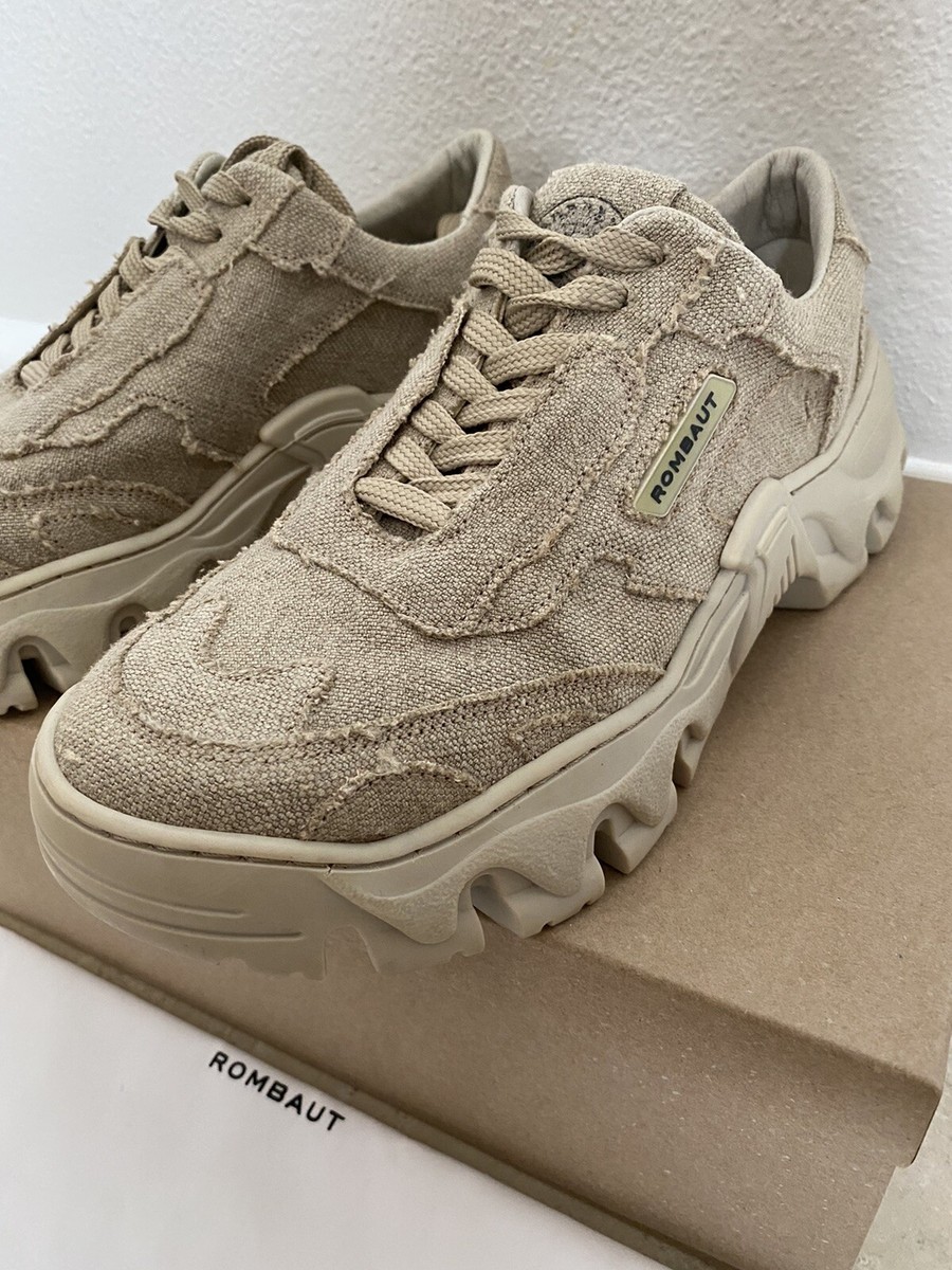 Rare ROMBAUT Raw Canvas Chunky Boccaccio - Size 39 | eBay Rare ROMBAUT Raw Canvas Chunky Boccaccio - Size 39 | eBay