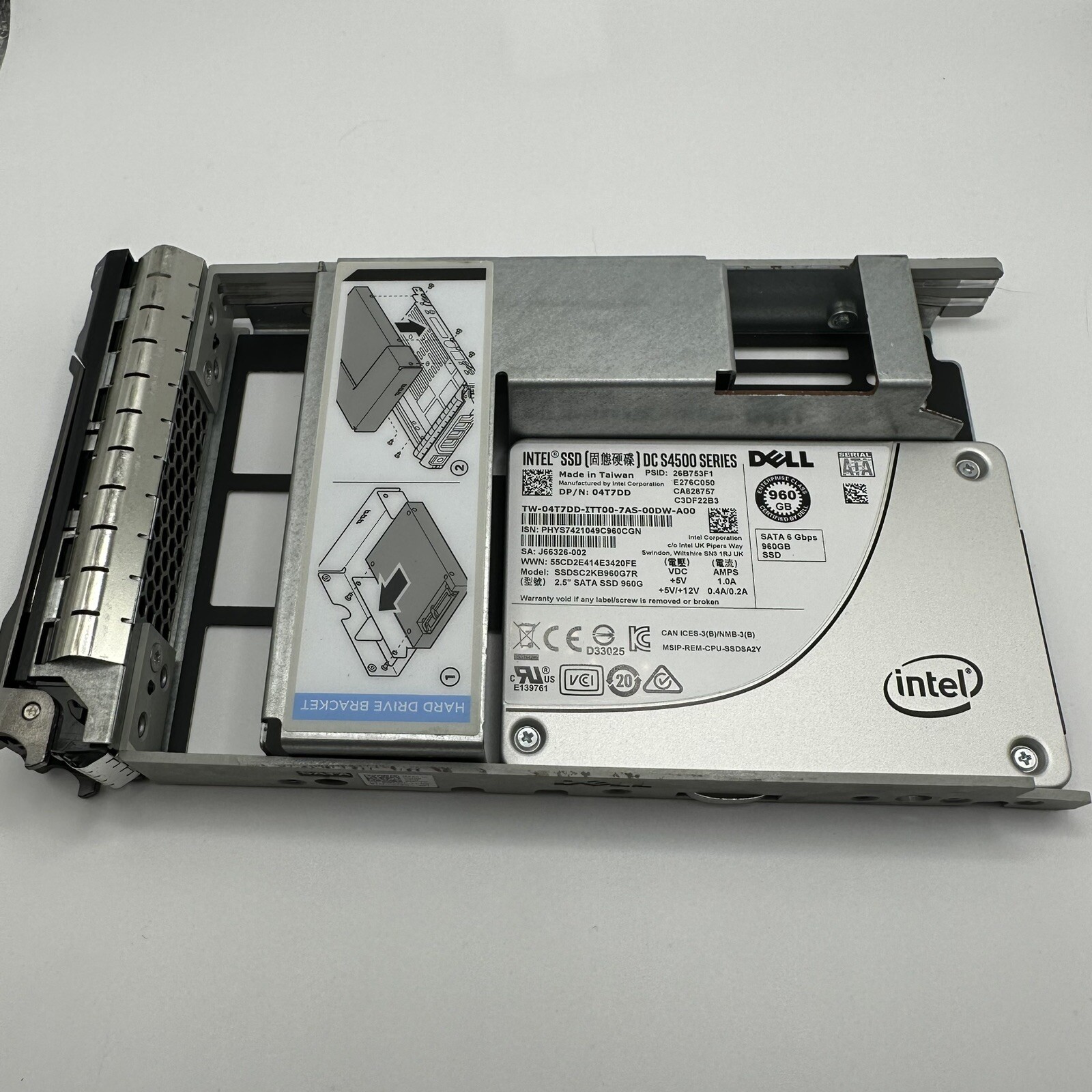 Server SSD Dell Intel DC S4500 960GB SATA SSD – 2.5
