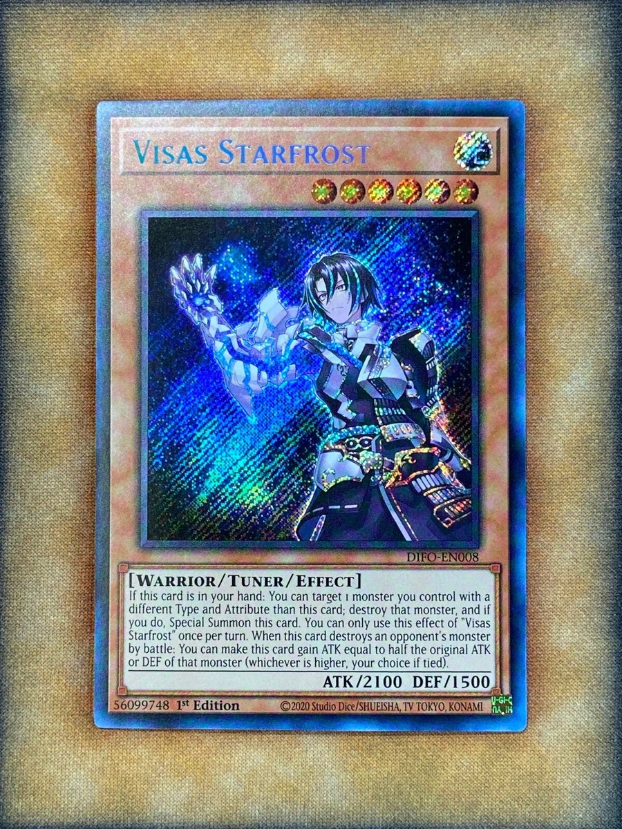 visas cards yugioh Samsara" Reviews and Rating Score in Japan You can only use this effect of Visas Starfrost once per turn Yugioh Visas Starfrost DIFO-EN008 Secret