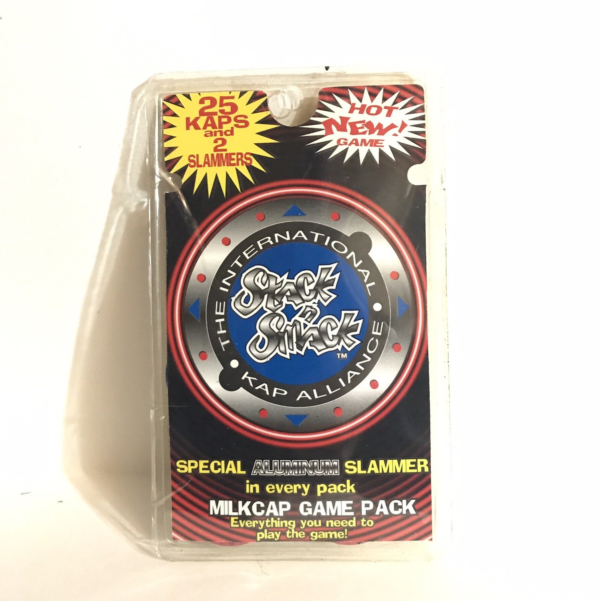 Vintage 1995 Stack N Smack Kaps & Slammers Pogs RARE Deadstock