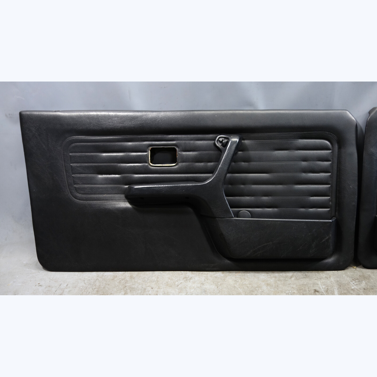 Door Panel Card Left Driver Black Convertible 51411937353 BMW E30 