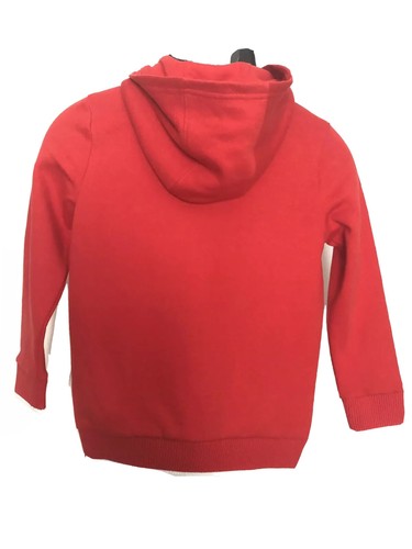 F & F Children Sweat Shirt Hooded Red 7-8 Year Old Zip Long Sleeves New No Tag - Imagen 2 de 12