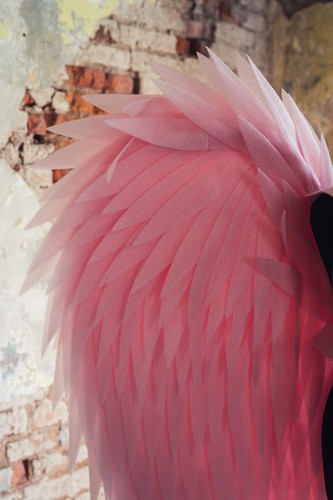 Angel Wings Costume Cosplay Anime Halloween Moveable Articulated Tranparent - 第 7/11 張圖片