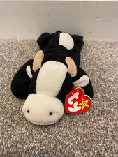 Ty Beanie Babies Daisy The Cow Rare Retired With Tag Errors 1993