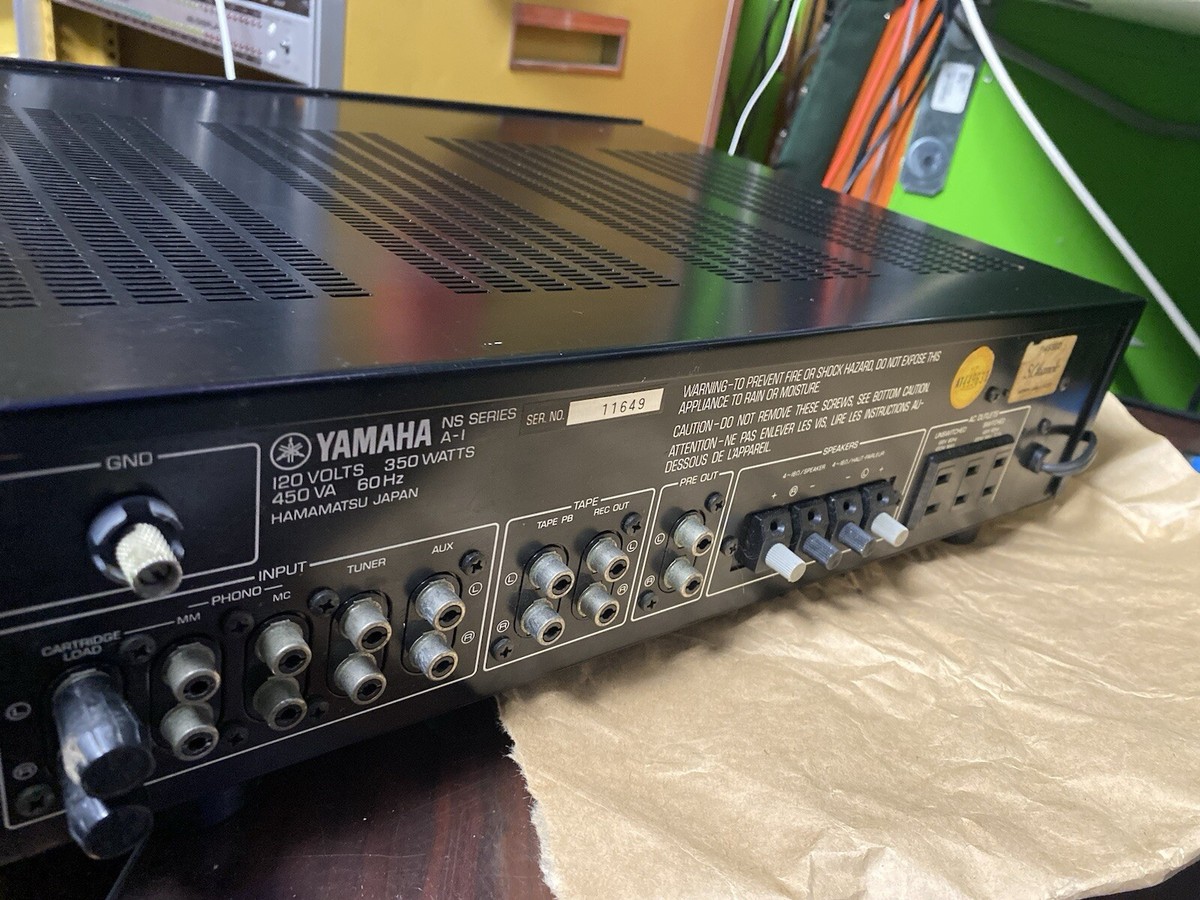 YAMAHA プリメインアンプ　A-1 YAMAHA プリメインアンプ A-1 YAMAHA プリメインアンプ A-1