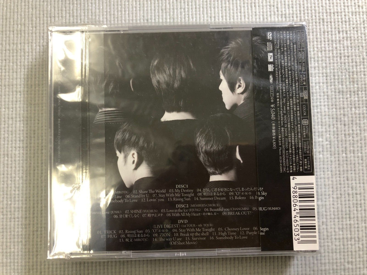 TVXQ TOHOSHINKI Best Selection 2010 2-CD+DVD | eBay