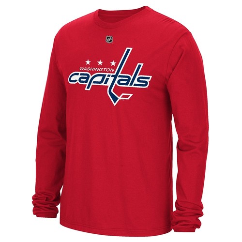 NHL Reebok Team Player Jersey Name & Number Long Sleeve T-Shirt Collection Men's - Picture 85 of 99