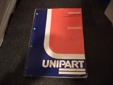 Unipart Catalouge Parts List Exhaust System Silencer application 1978 Spare Part