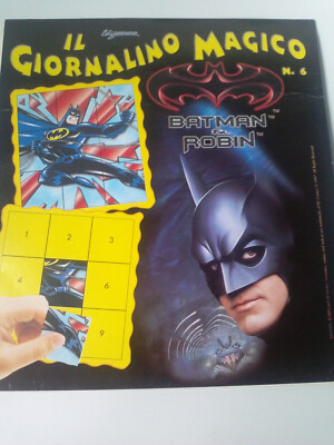 DC,  Batman & Robin Film Puzzle Heft mit 8 Puzzeln, 20x23 cm, unbenutzt