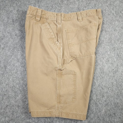 Carhartt Cargo Shorts Mens 36 B147 Khaki Classic Fit Utility Carpenter Rugged - Picture 10 of 16