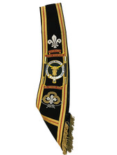 Drum Major Or Pipe Major Baldric / Sash Custom Made Hand Embroidered Blazer