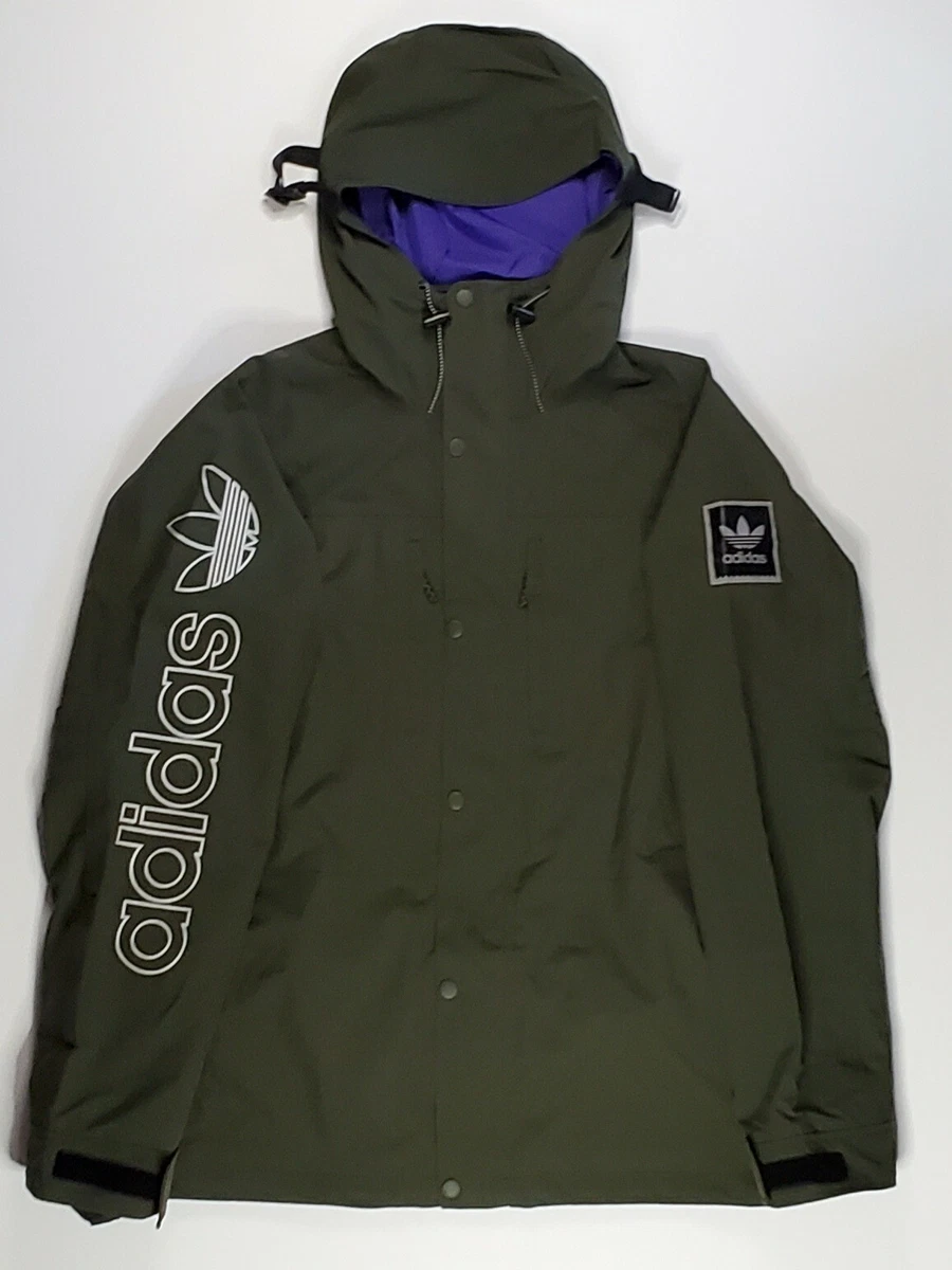 Sui offset Sindssyge Adidas Utility Hoodie Jacket Mens Size M Night Cargo Green Purple DW4004 |  eBay