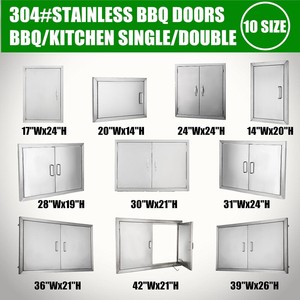 NEW-30-034-OUTDOOR-KITCHEN-BBQ-ISLAND-STAINLESS-STEEL-DOUBLE-ACCESS-DOOR-USA