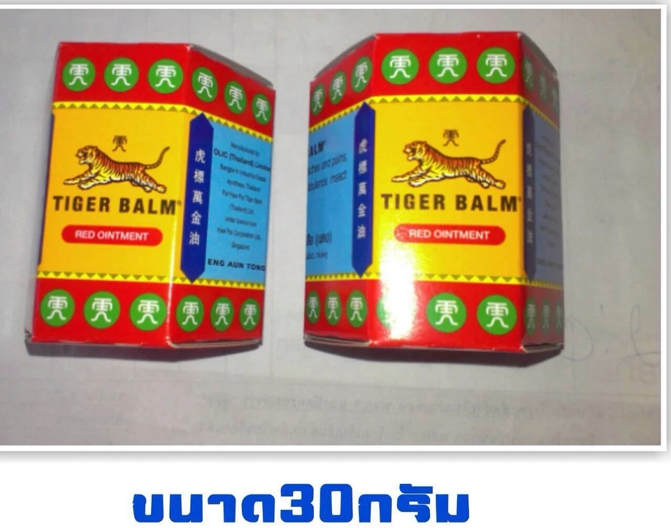 Tiger balm red ointment massage muscle aches pain relief rub 30 g X 1 Packs. - Image 4 of 4