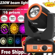 230W 7R Zoom Moving Head Beam Sharpy Light 8 Prism Strobe DMX 16Ch Party Bar