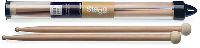 Stagg SM2BR-TIM F30 hickory Combo-Tip drumsticks w 2BR & 30mm round Felt Head