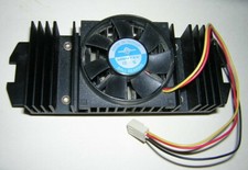 Vantec Ball-Bearing Slot 1 Pentium II III Cel CPU Processor Cooler Heatsink Fan
