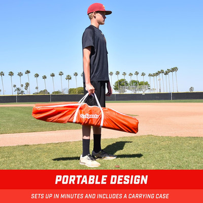 Unisex-Adult BASB-NET-7X7 Baseball Softball Practice Hitting and Pitching Net...