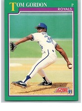 1991 Score Baseball Card Single 💥 #197 Tom Gordon