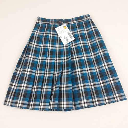 School Girl Skirt Rampart Juniors Size 0 Blue Black Girl Costume Dennis 1886D