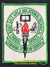 LMH PATCH Badge  FORBES ROAD EAST AREA VOCATIONAL TECHNICAL SCHOOL Career CTC 4"