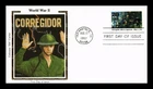US COVER WWII CORREGIDOR FALLS TO JAPANESE 50TH ANNIVERSARY FDC COLORANO SILK